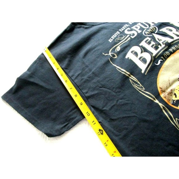 Spur & Beard Aged Whiskey Turkey Large T Shirt - Men/Youth  100% Cotton -  New - Picture 8 of 8